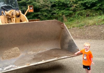 boy with dozer