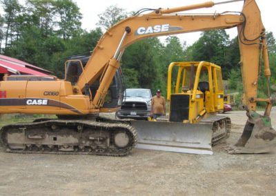 excavator and dozer w Rick